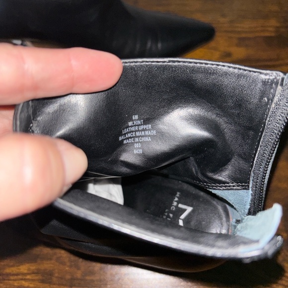 Marc Fisher Booties w/Snakeskin Heel - Picture 9 of 9